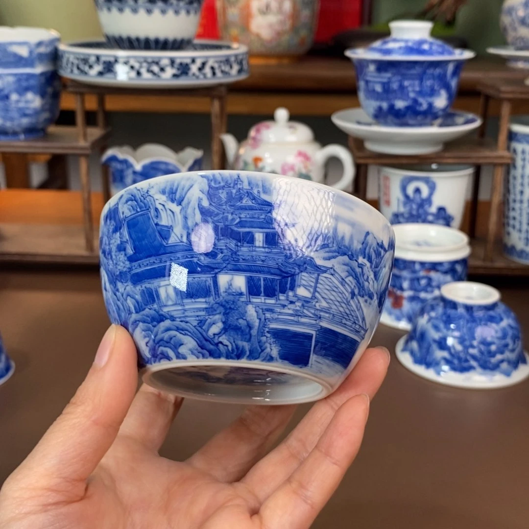 红*旗景德镇陶瓷手工手绘