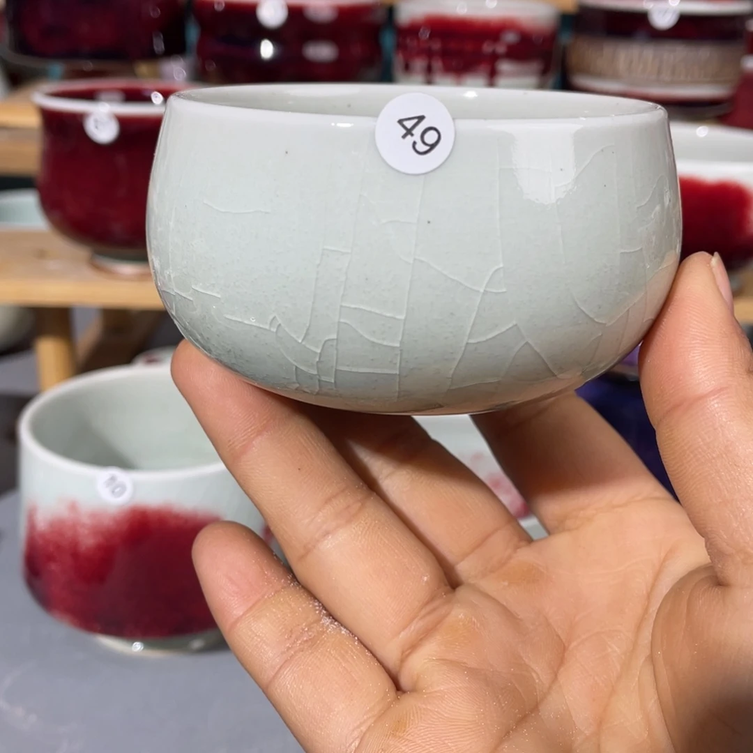 瓷片纯手工制作……微微瑕