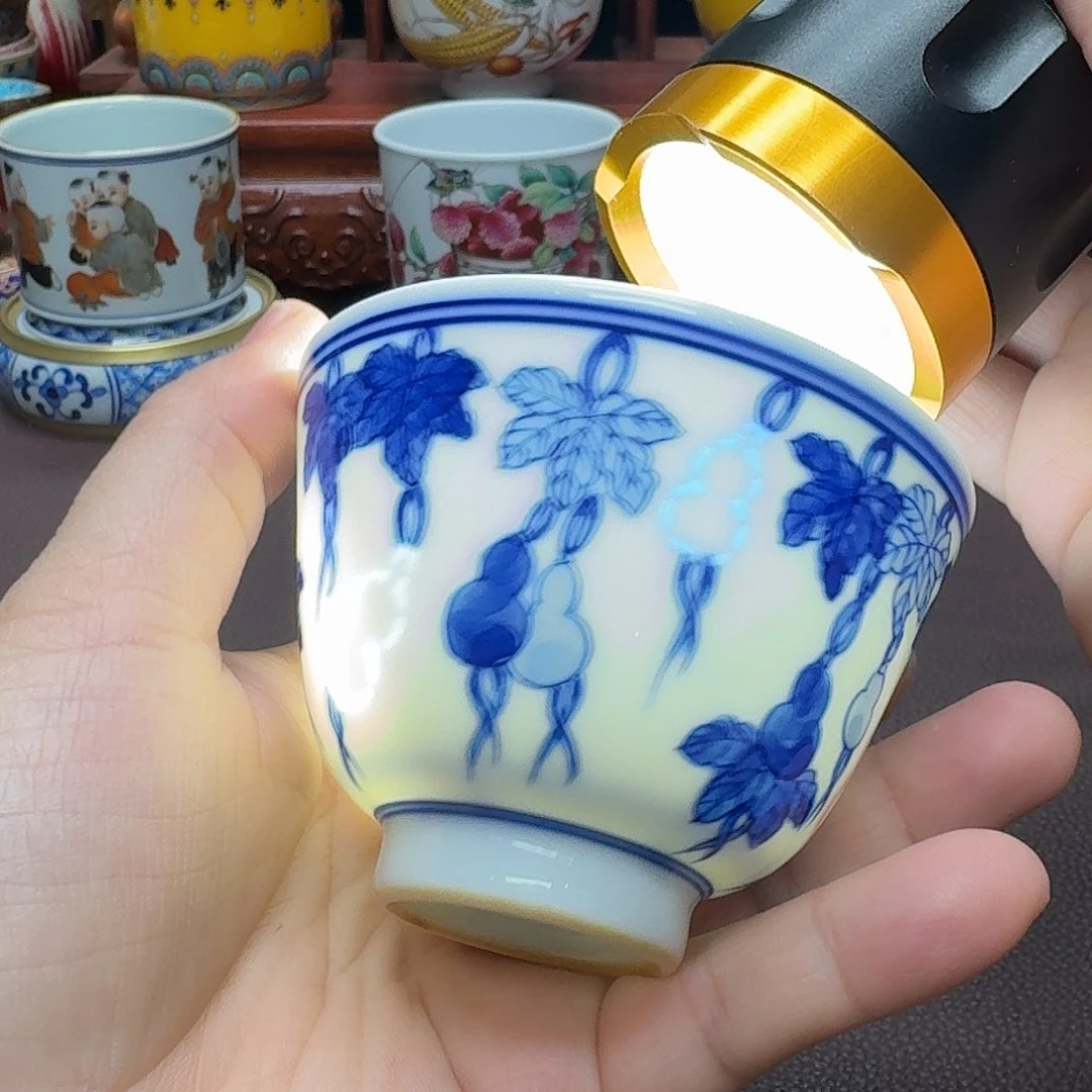 瓷片景德镇仿古手工制作精品展示