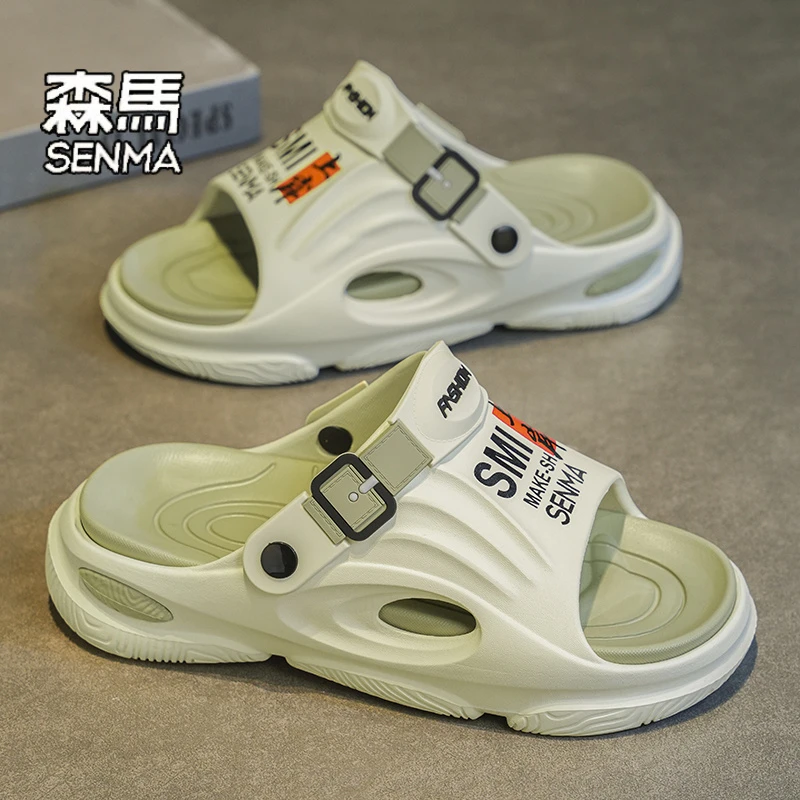 SENMA/森马拖鞋男夏季户外运动外穿开车两用凉拖厚底沙滩大码凉鞋