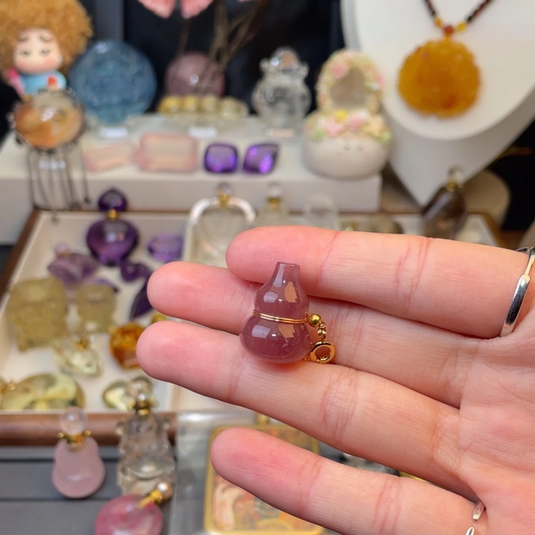 未镶嵌颈饰水晶天然水晶吊坠631