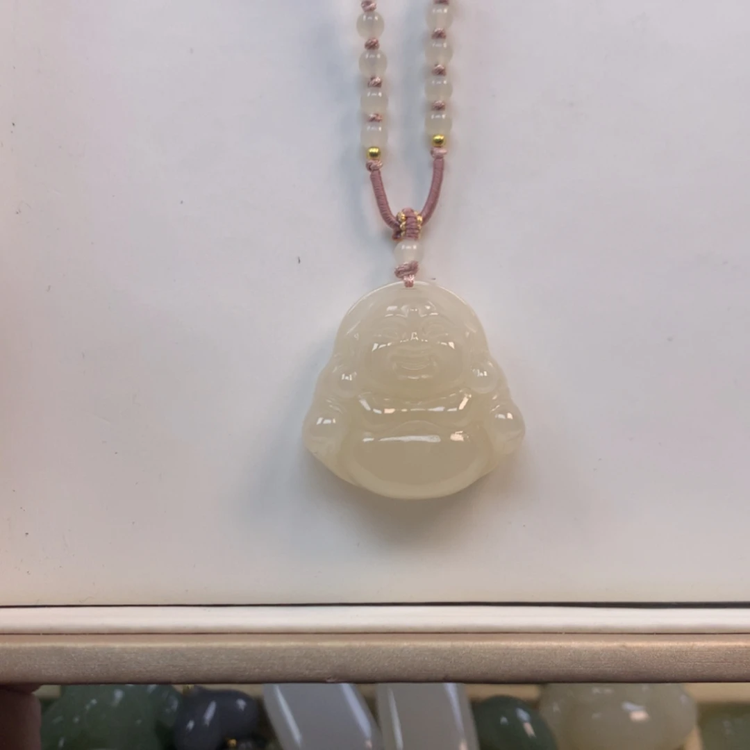 【闪购商品】颈饰未镶嵌和田玉小**儿