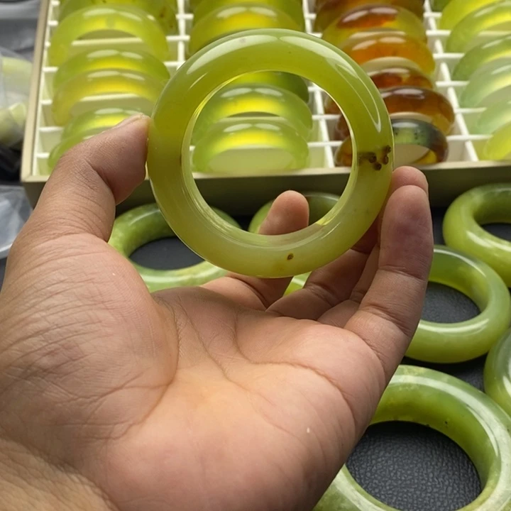 蛇纹石玉合金手镯53