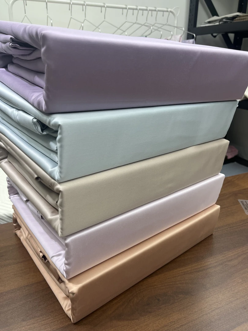 （东帝兴面料）140支双股奢棉四件套纯色四件套