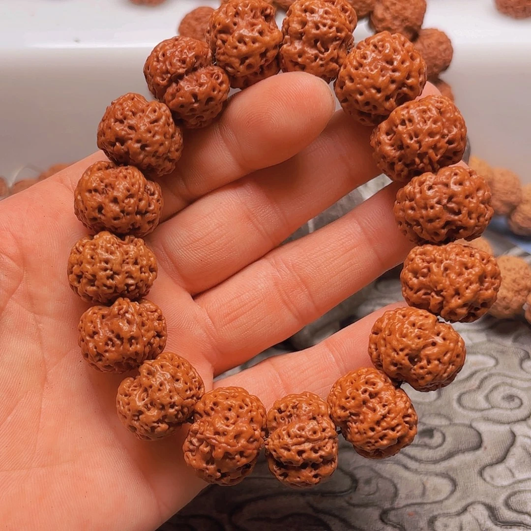 手串金刚菩提V638/23mm 陨蜂王石