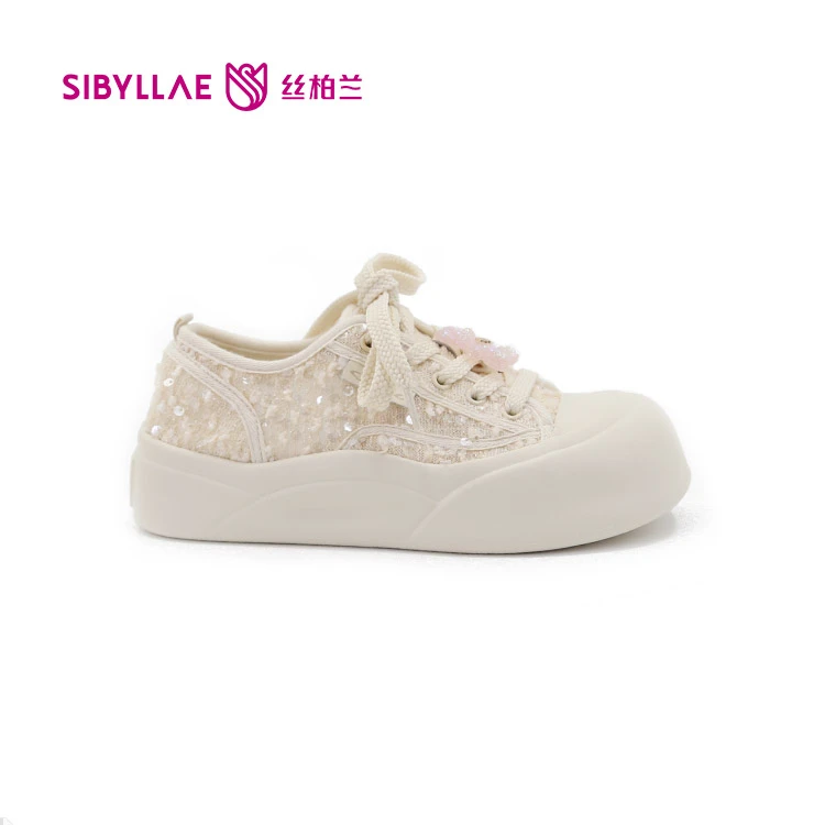 丝柏兰休闲蕾丝时尚单鞋414245573