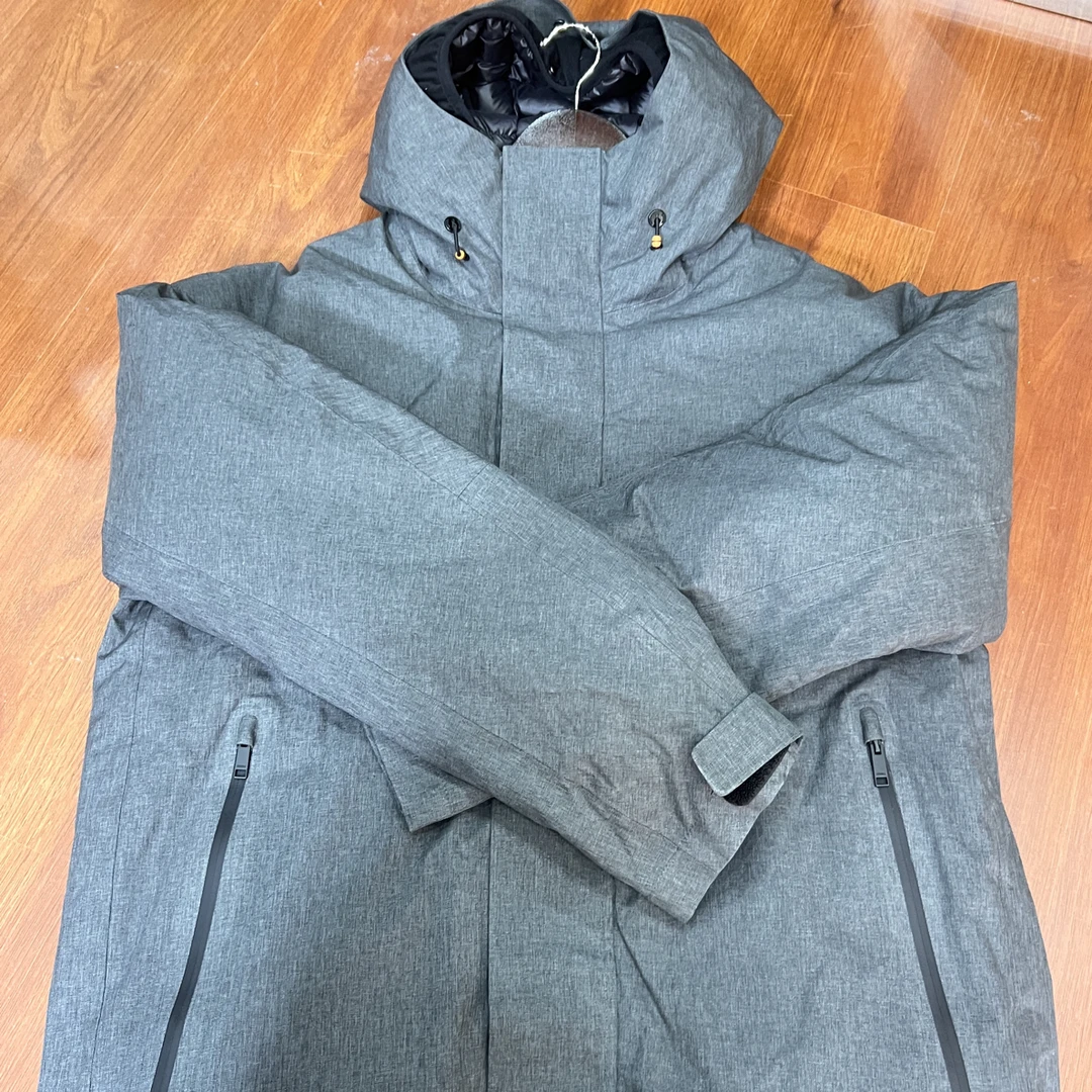杰 连帽男士可拆卸新款羽绒服