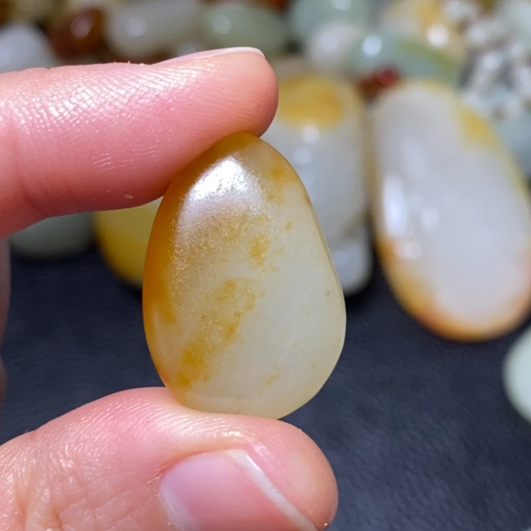 和田玉未镶嵌套链