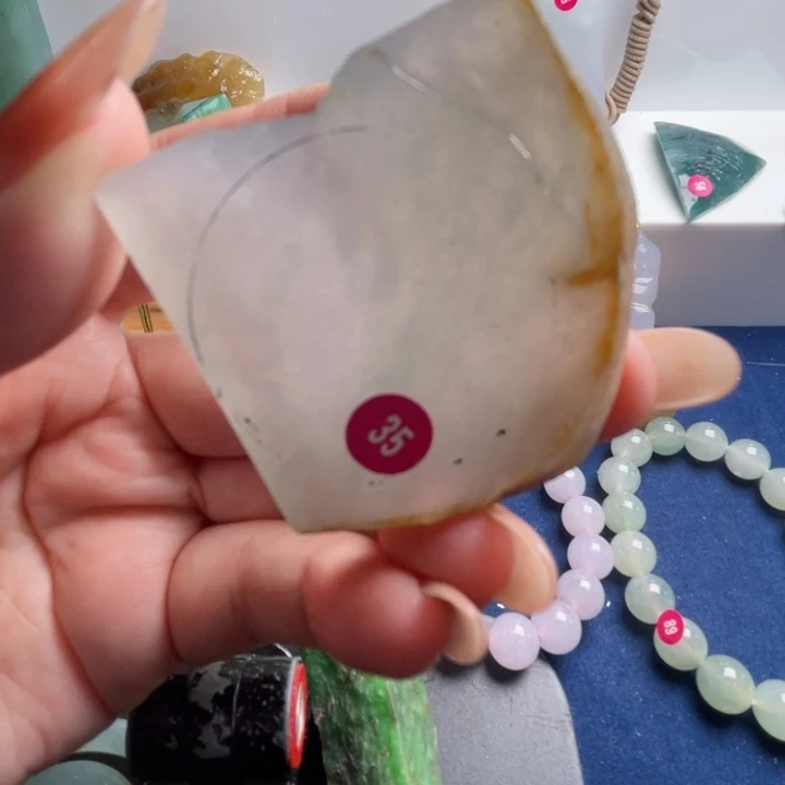 翡翠未镶嵌颈饰天然翡翠