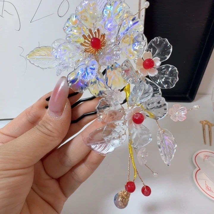 铁合金醋酸古风发梳