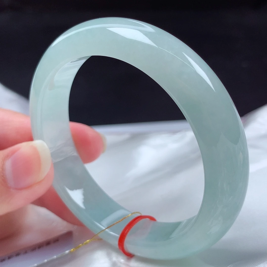 翡翠未镶嵌手镯55圈m112968