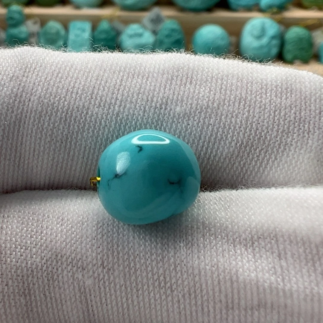 未镶嵌绿松石随形9mm