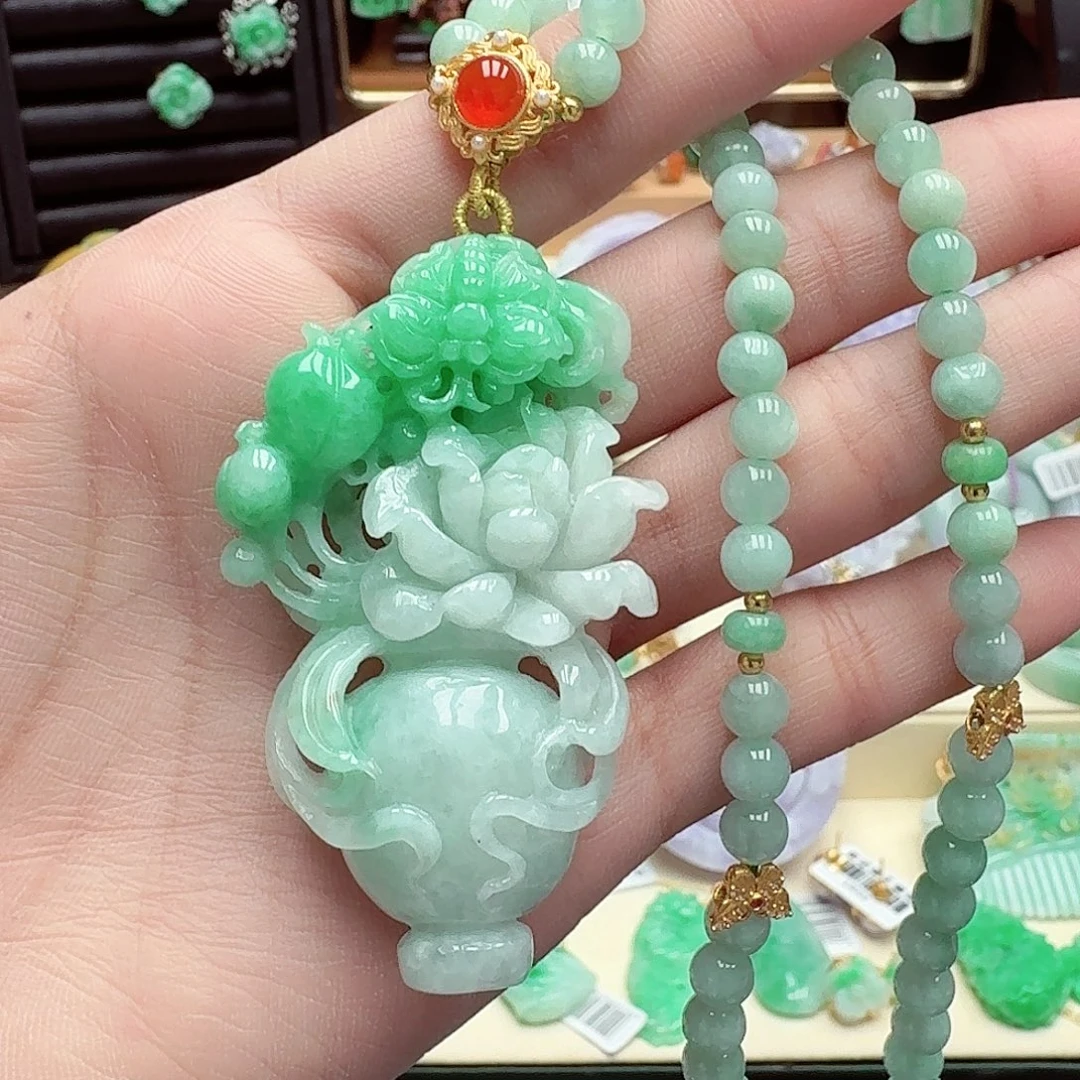 颈饰未镶嵌翡翠翡翠吊坠
