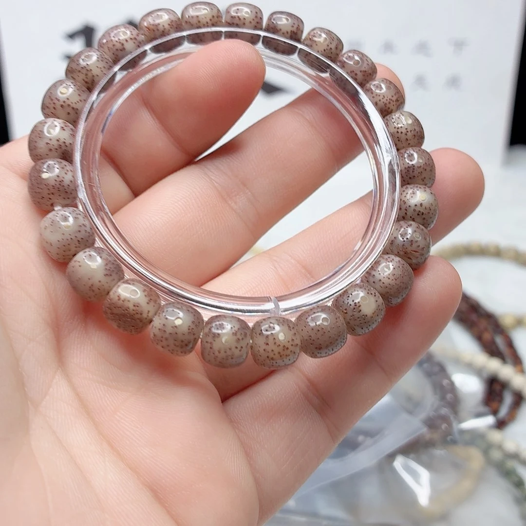 星月菩提吊坠98粉冰单圈 22号