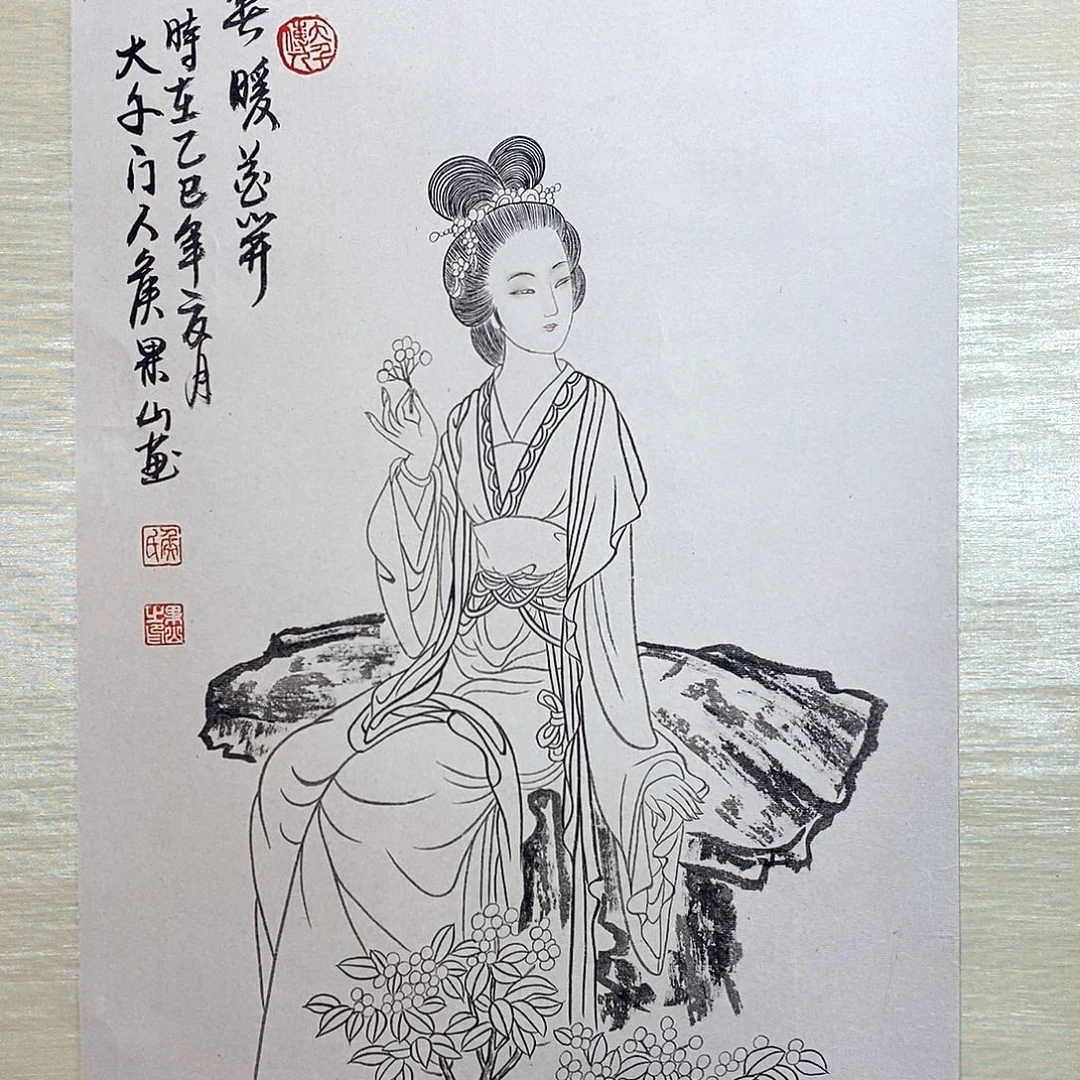 国画大风堂嫡传-侯果山老师作品路