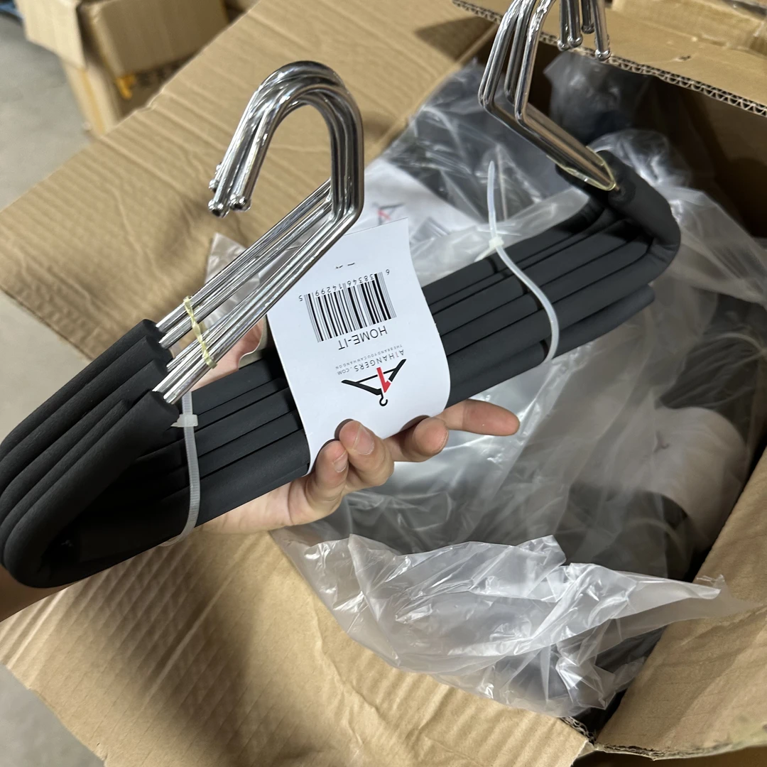 美国A1HANGER泡棉鹅型裤夹裤子裙子收纳挂架防滑无痕加粗