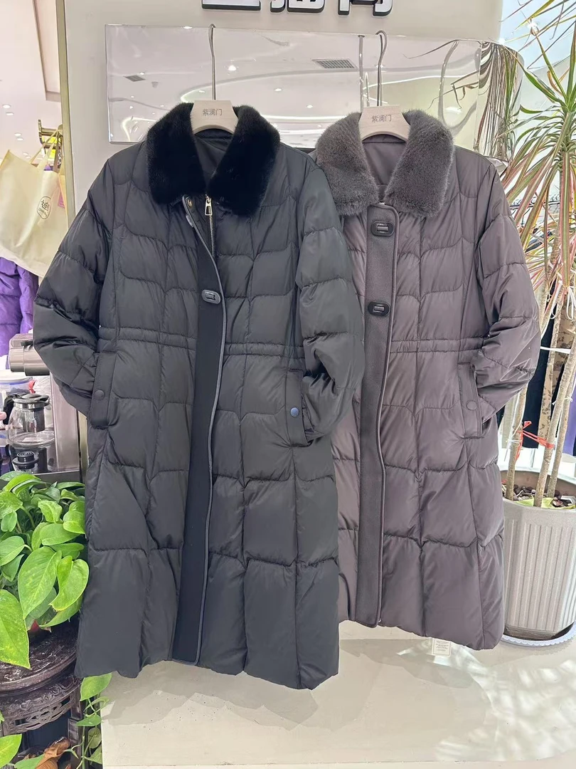 高端时尚气质百搭鹅绒服7667