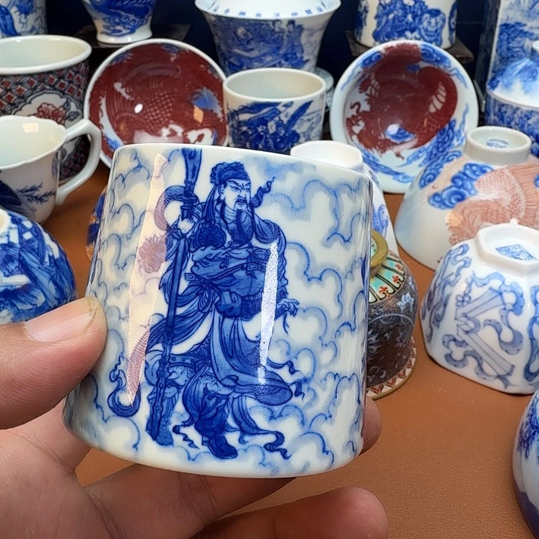 金***韵杯子景德镇全手工手绘陶瓷