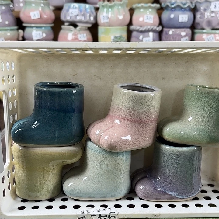 红陶量货/口4高7深浅搭配发6