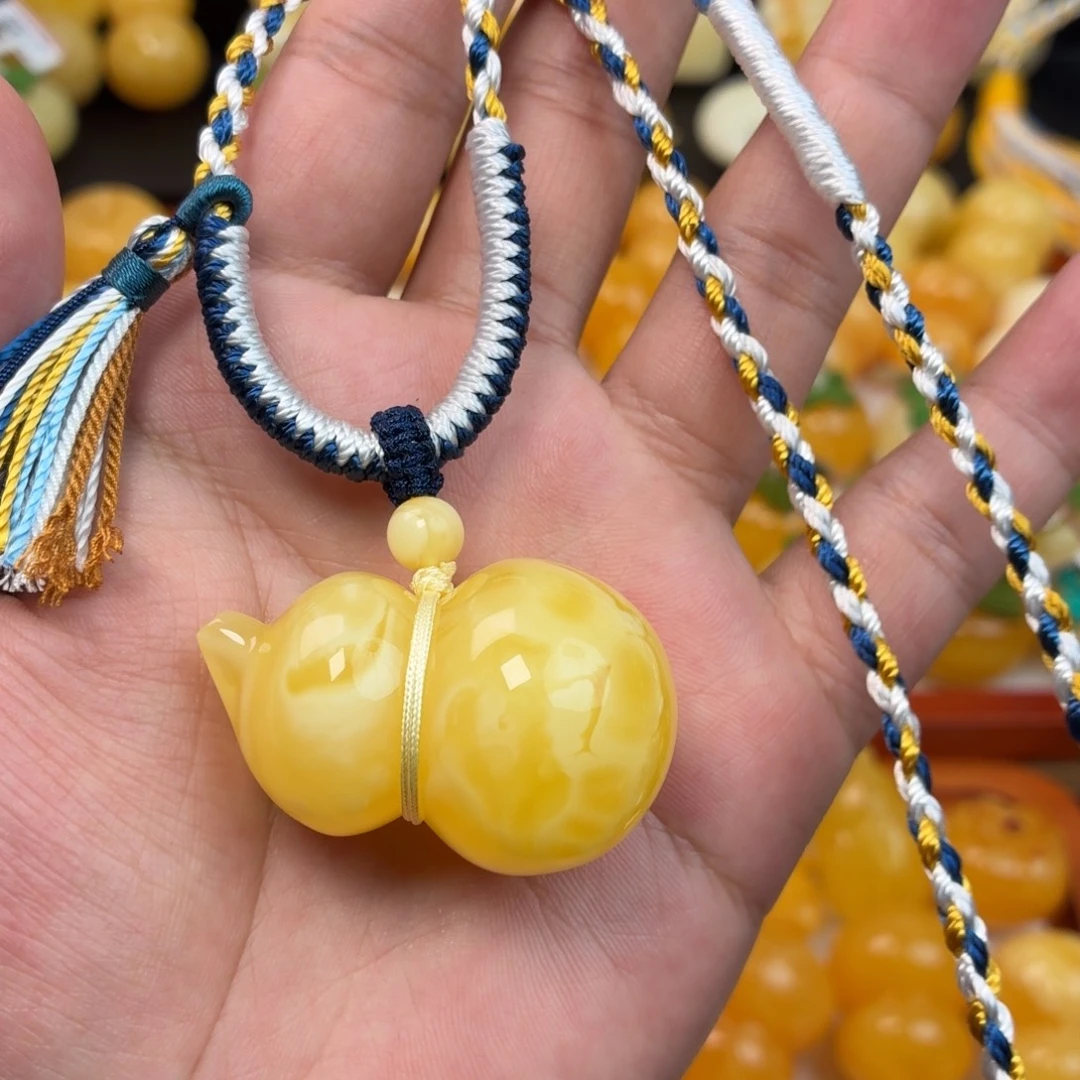 蜜蜡未镶嵌毛衣链