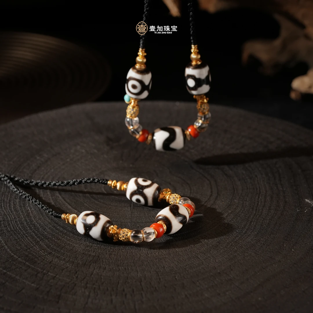 壹加林妹妹 | 玛瑙小卢多宝锁骨链多样性发一