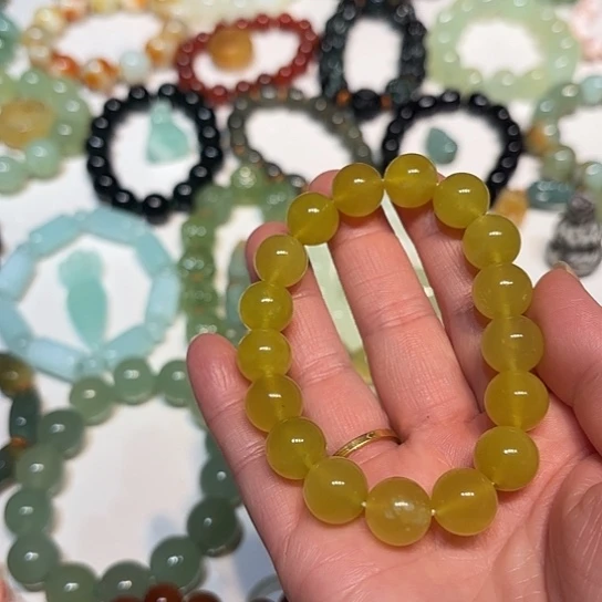 蛇纹石玉未镶嵌手串