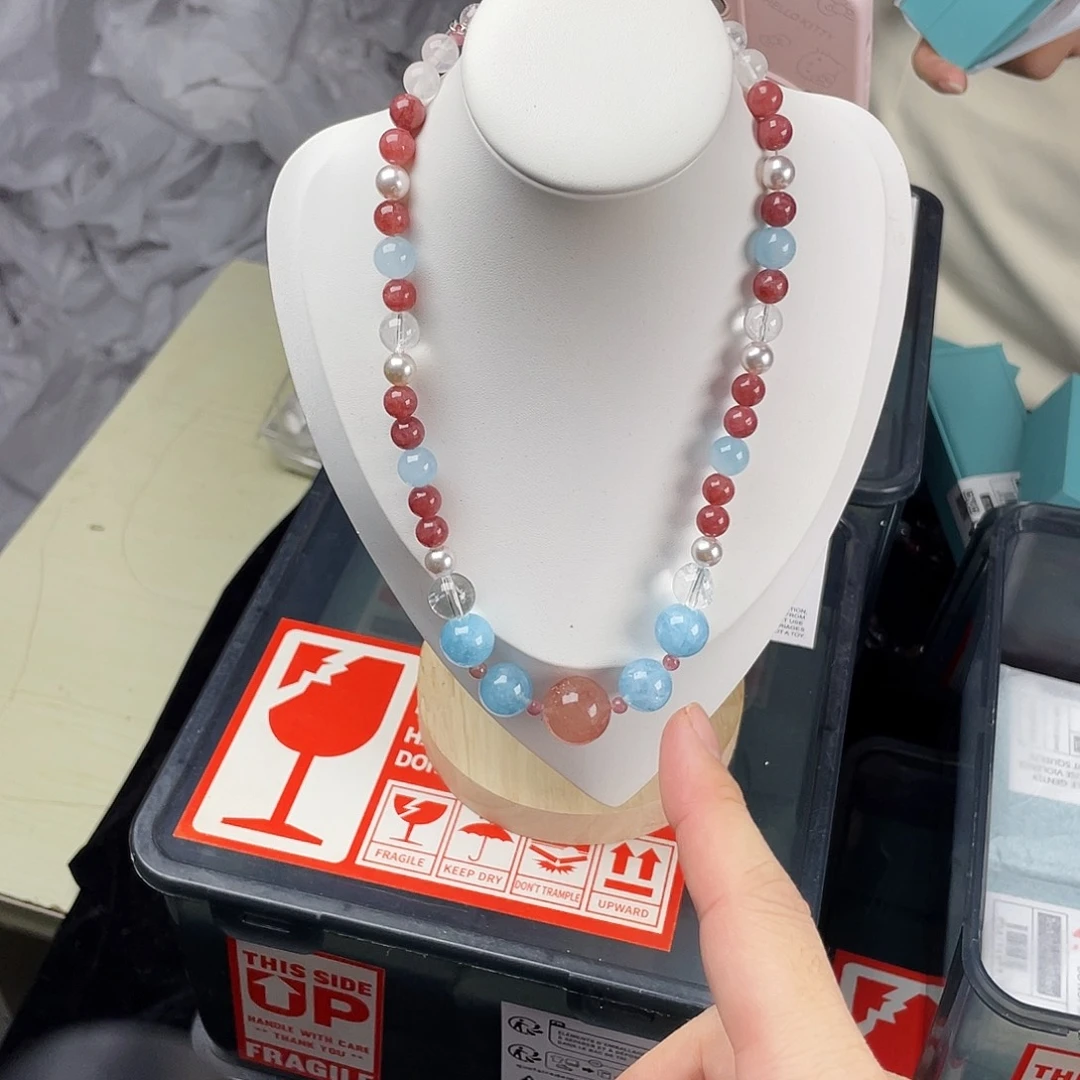 水晶手链银S925镶嵌