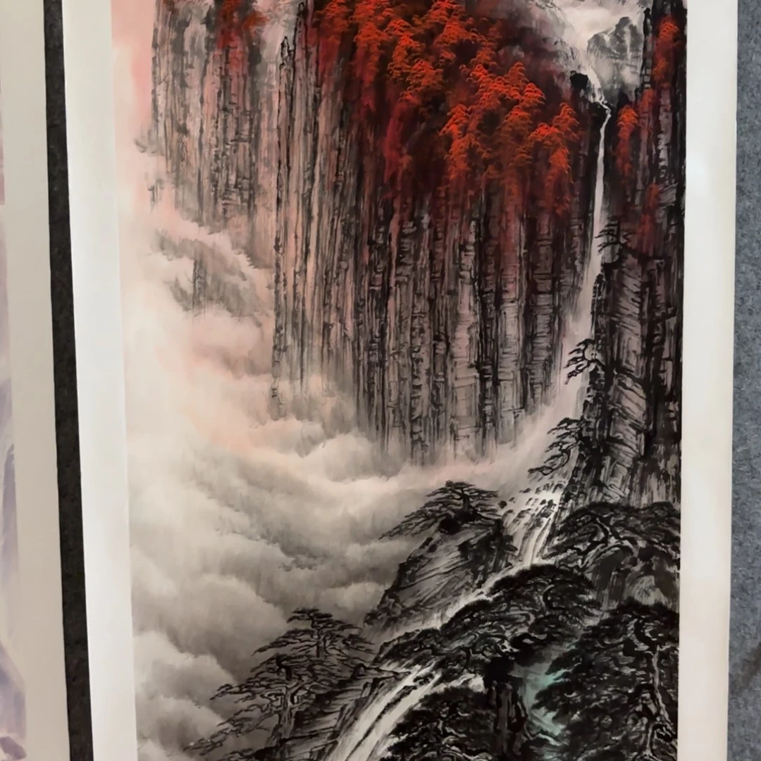 国画国画作品陆远华山水精品手绘