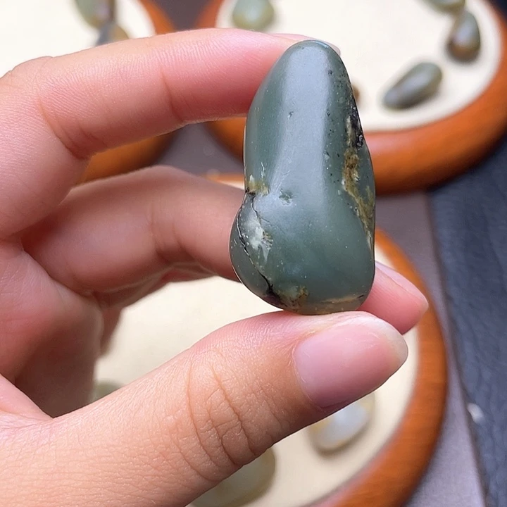 和田玉未镶嵌挂件18