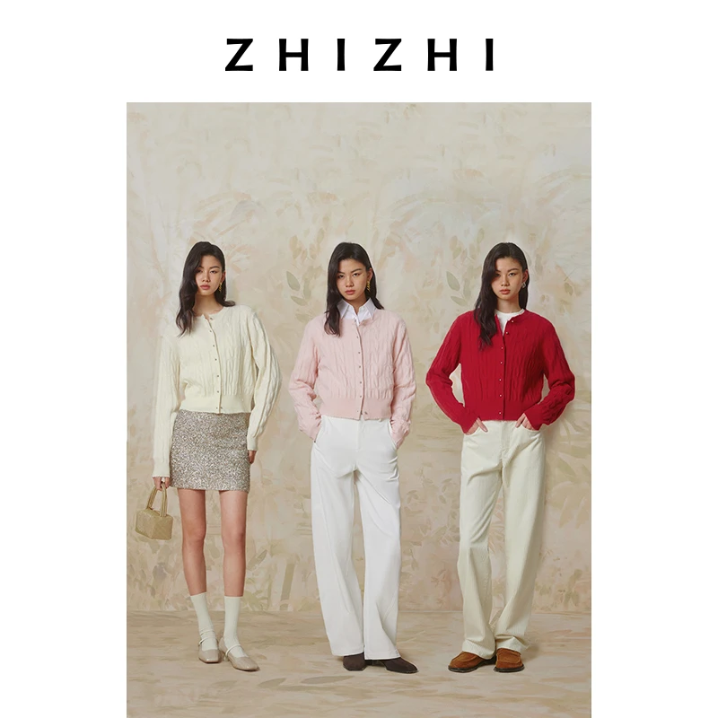 致知 月边娇短外套2025年新款百搭高级感新年氛围ZZ2ESKG0032