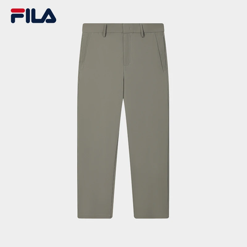 Fila/斐乐男士【优雅西裤显瘦长裤】夏季冰爽吸湿休闲裤F11M523801F