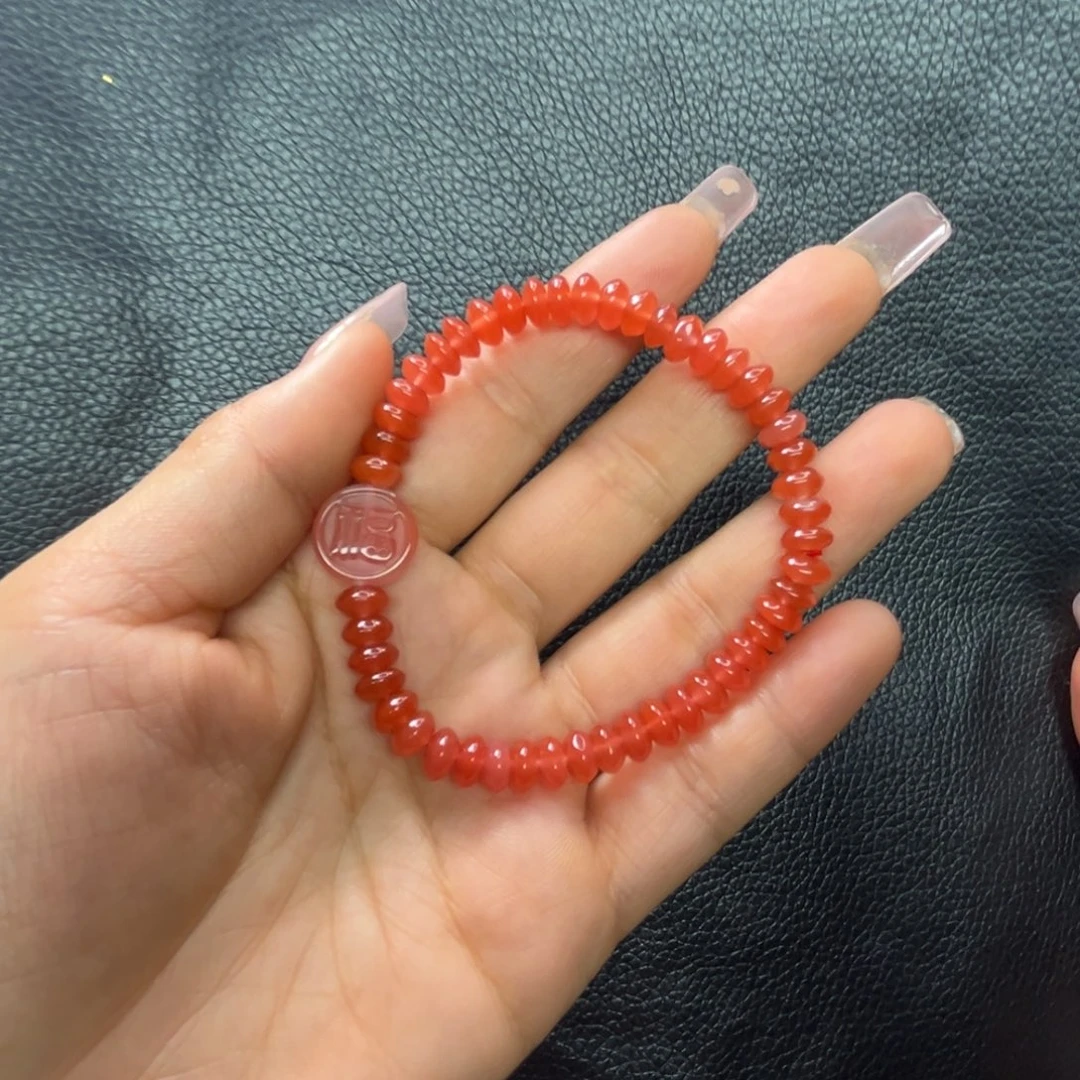南红玛瑙未镶嵌手串