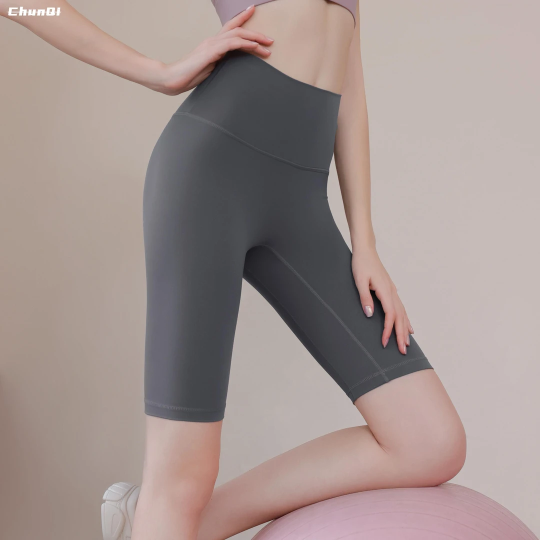 维多利亚运动瑜伽短裤五分裤女紧身高腰提臀健身裤跑步训练骑行裤