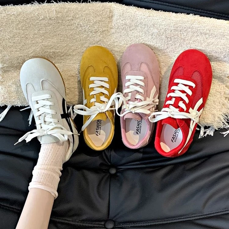 【万象撤柜】品牌德训女鞋2025春季新款百搭休闲潮流运动鞋LQ