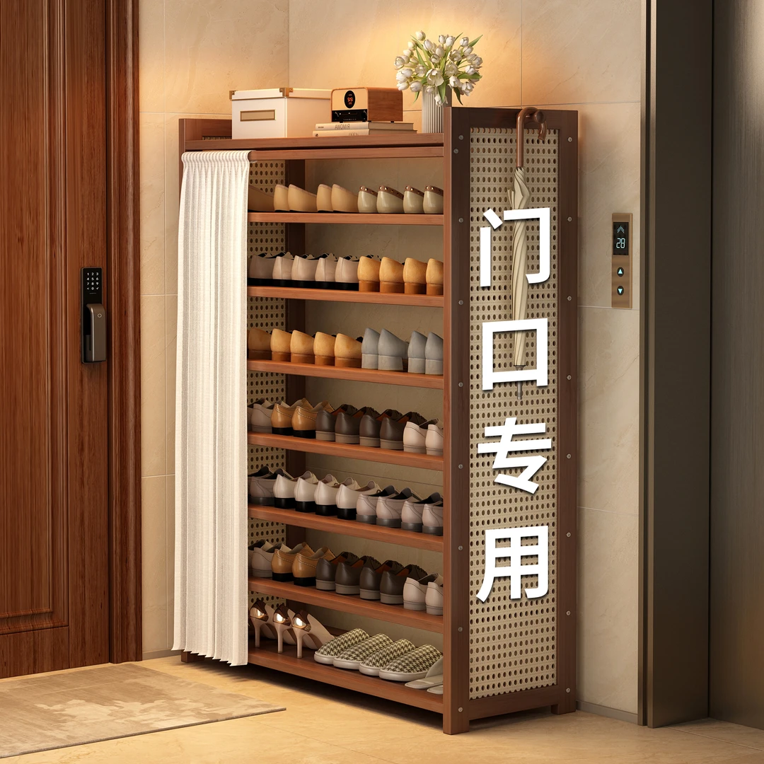 鞋架子简易门口家用室内好看宿舍出租房多层置物防尘鞋柜鞋子收纳