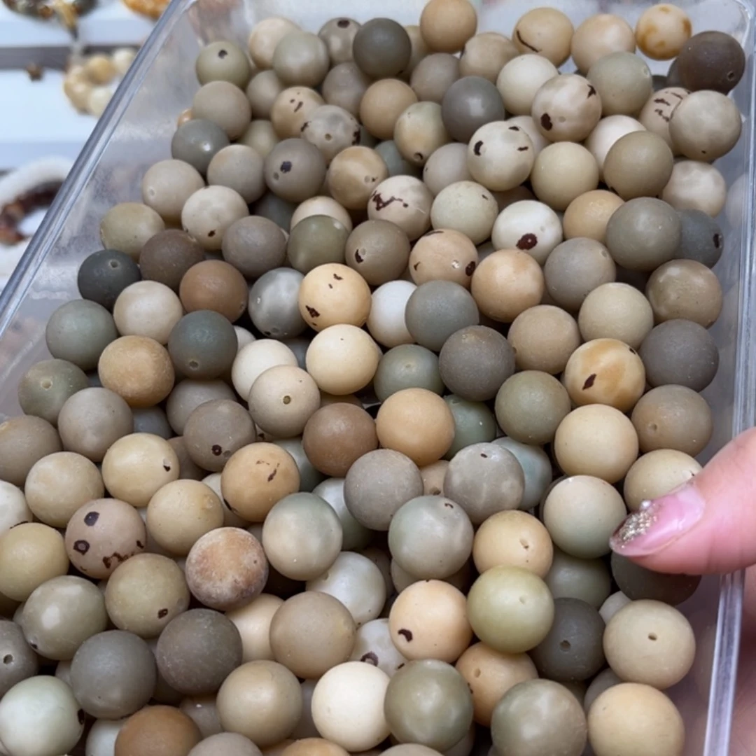 白玉菩提手串16的浓郁原籽32颗