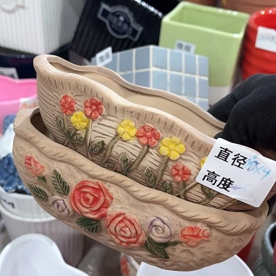 陶瓷外贸尾货多肉绿植陶瓷花盆