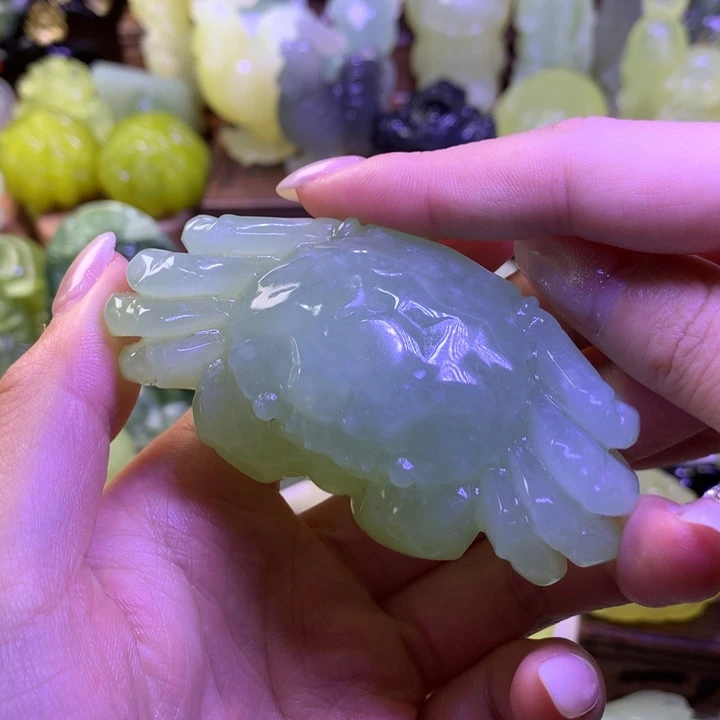 岫玉未镶嵌手把件