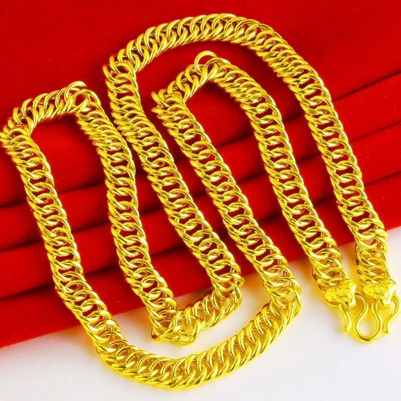 合金项链 333-高端金色老板链 时尚款