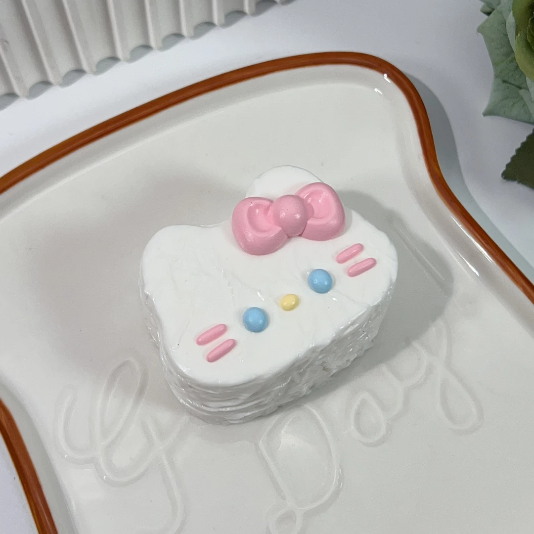 101号壳大大捏捏乐解压玩具胖头Kitty手工制作默认瑕疵