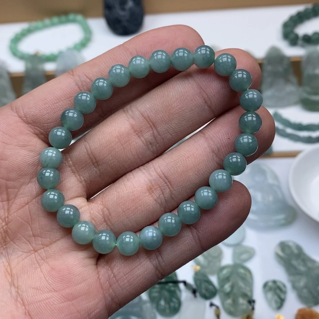 翡翠未镶嵌手链天然a货翡翠03