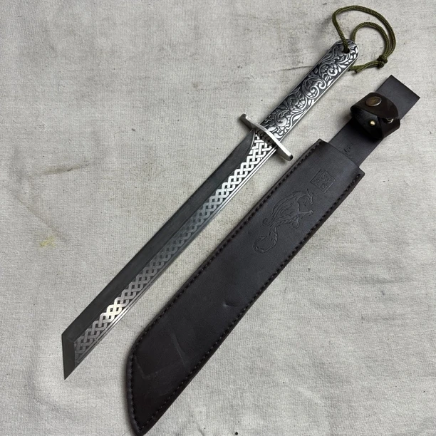 46 龙泉昊天宝剑高锰钢小唐横刀兵器未开刃