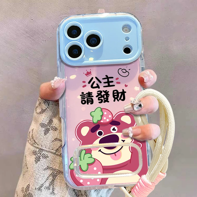 【苹果/华为/vivo/oppo/小米】适用公主请发财摬色手机壳防摔女可爱