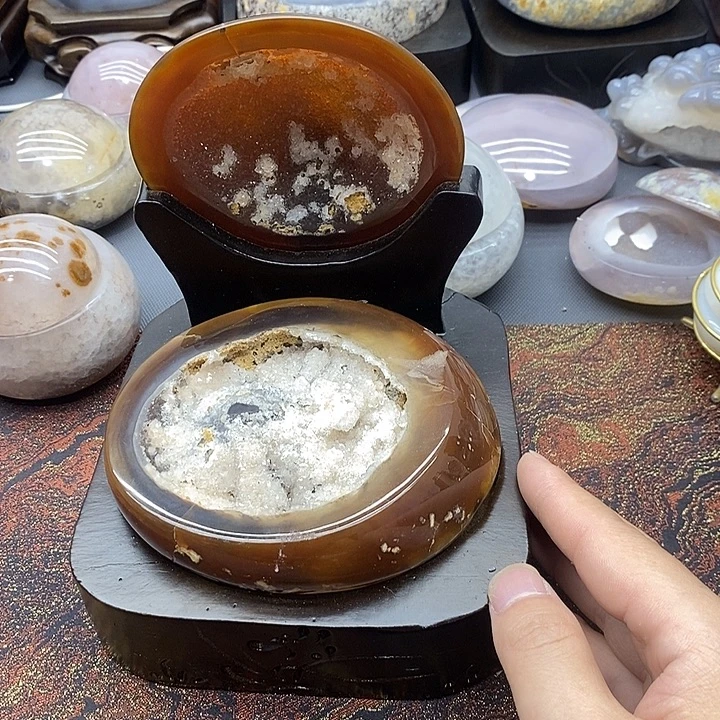 水晶摆件未镶嵌聚宝盆
