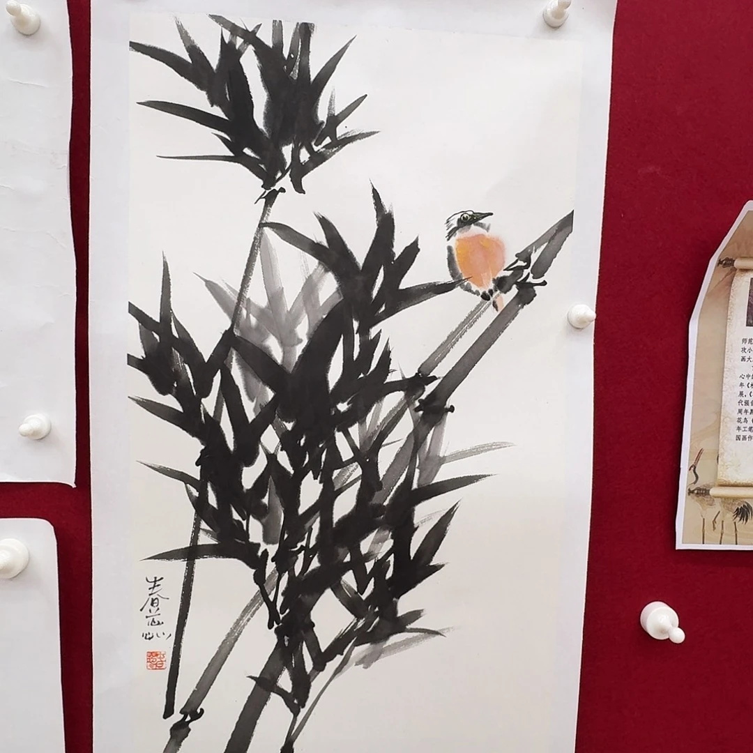 国画四尺四开手绘作品