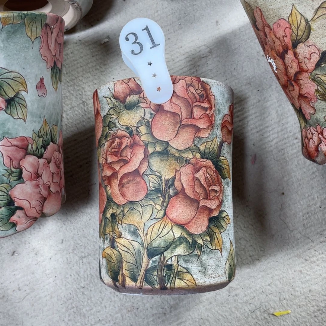 紫砂花盆小*陶瓷多肉花盆瑕疵