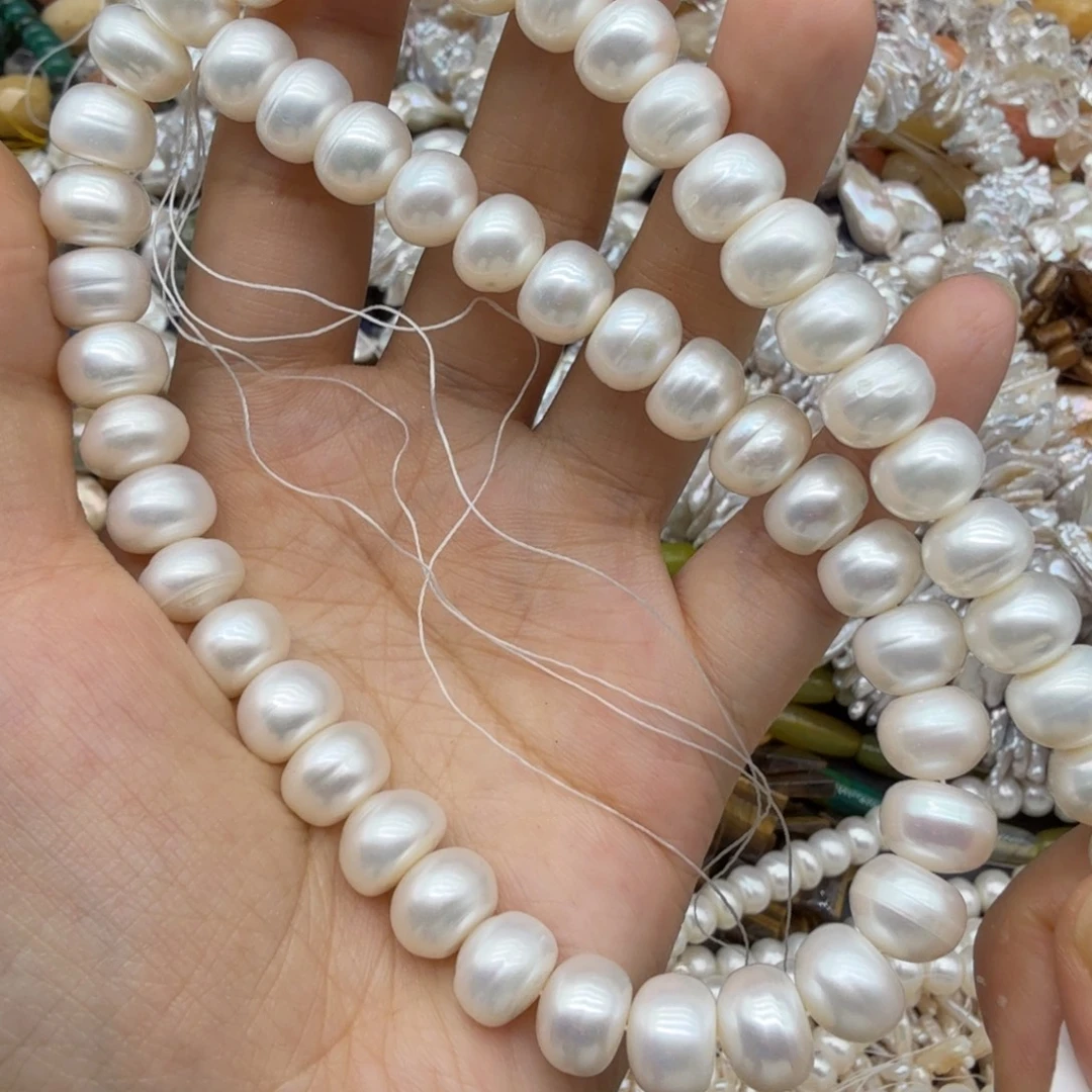 未镶嵌珠宝半成品水晶卡10淡水珍柱然馒头一条（拍二发一）