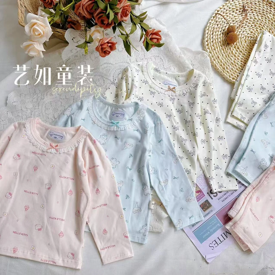 番茄家*【超舒服！】秋季上新可爱系满印卡通家居服套装D-W969