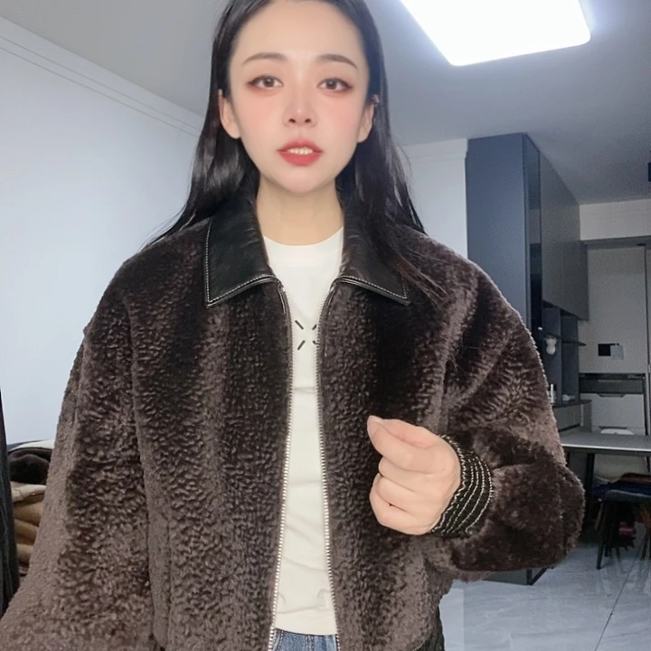 绵羊皮拉贡皮毛一体XL125斤内
