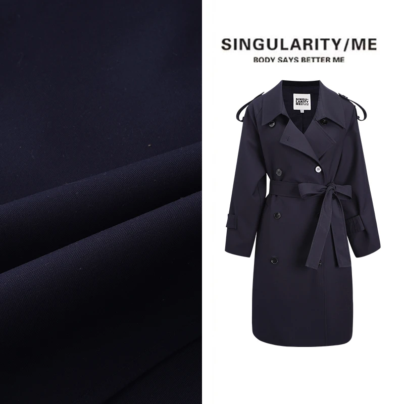 Singularity Me 2A 1211【缪斯女神】英伦风插肩袖中长款风衣外套